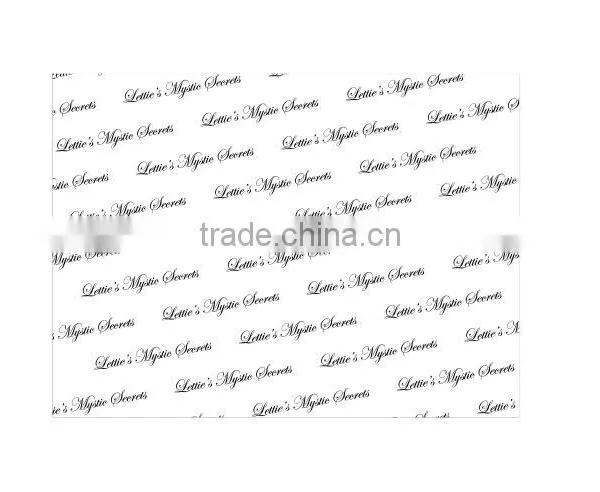 Logo Printed Tissue Wrapping Paper for Garment Stores, Apparel Brands, Shoe Stores, Jewelry Designers