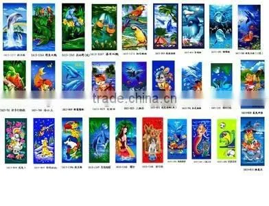 High Quality 100% Cotton Velour Reactive Printing Promotion Beach Towel photo-2