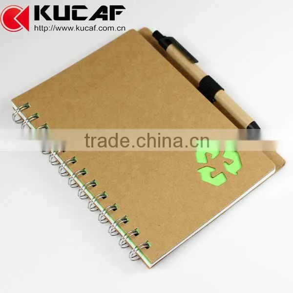 Spiral Paper Notebook Color Pages With Pen photo-2