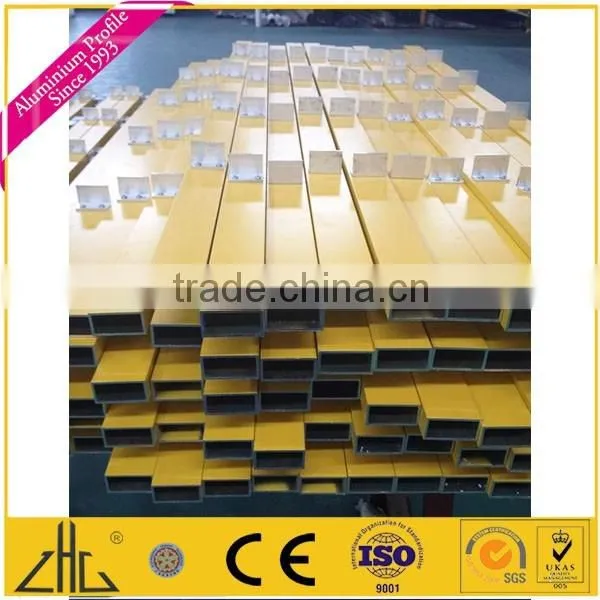 Wow!! Oval Aluminium Tube Cnc Punch, Ceramics Colored Rectangular Aluminium Pipe Profile, 6063T6 Wood Grain Square Aluminum Tube photo-3