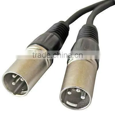 4 XLR 3pin 1 Female Jack to 2 MALE Dual Plug Y SPLITTER Mic Cable Adaptor 6 Inch photo-3