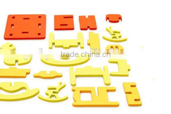 High Quality Colorful Wooden 3d Puzzle Game for Kids photo-3