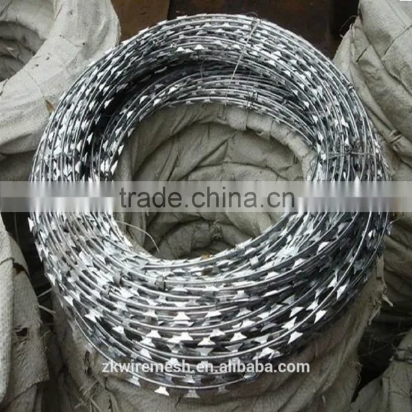 PVC Coated Razor Barbed Wire Factory photo-4