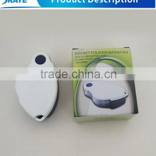 NO.3201 UV Light Currency Detecting Plastic Pocket Loupe photo-3