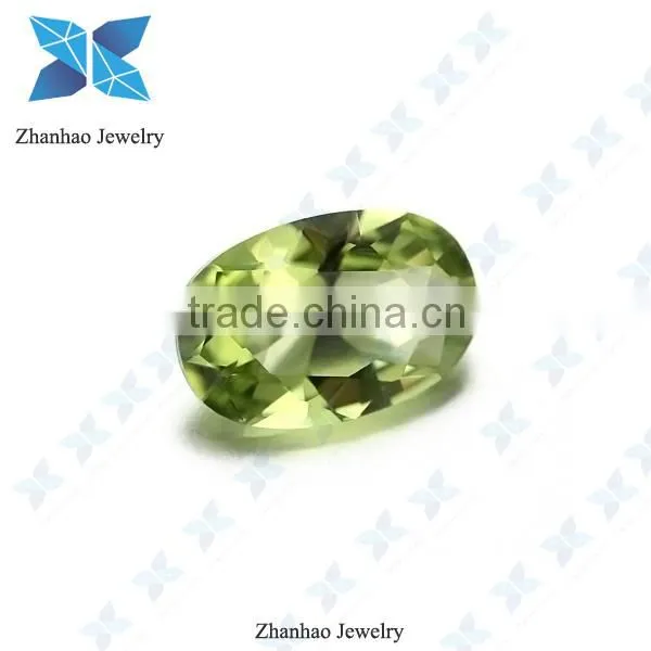 Oval Cut Peridot Nano Spinel for Jewelry Making photo-4