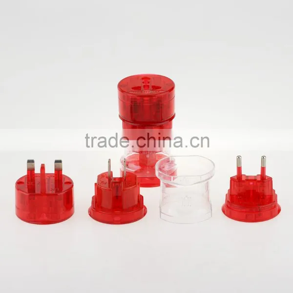 Universal Non-grounding Plug With Socket Type Detachable Travel Adapter photo-6