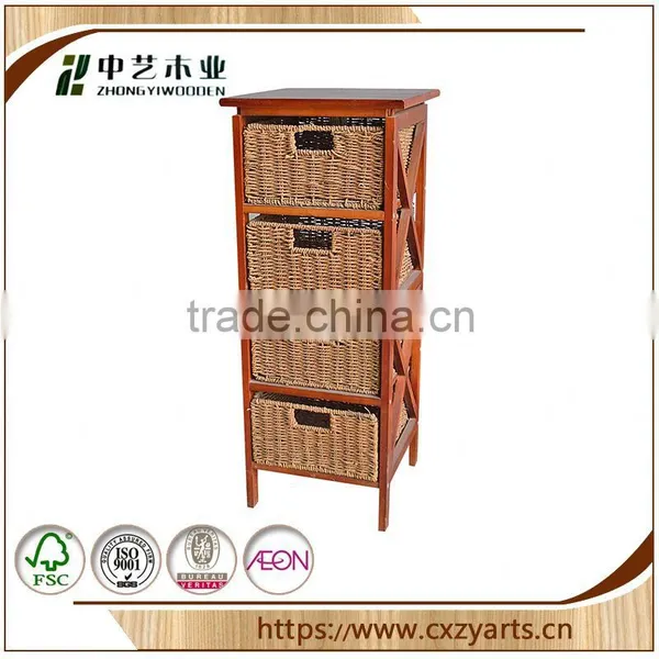 Living Room Storage Customized Wooden Cabinet With Drawer photo-4