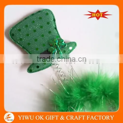 Party Headband Green Sequin Mini Top Hat Headband photo-3