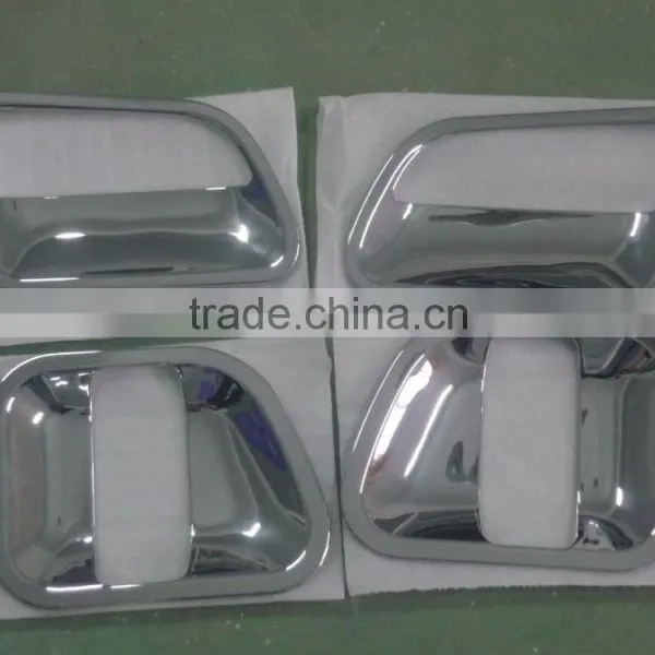 Toyota Hiace 2005-2016 Front Middle Chrome Outer Outside ABS Chrome Door Handle Bowl Case Cover photo-3