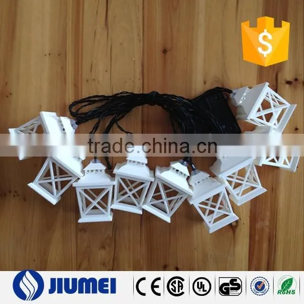 Outdoor Garden Led Solar Cottage Shape String Light