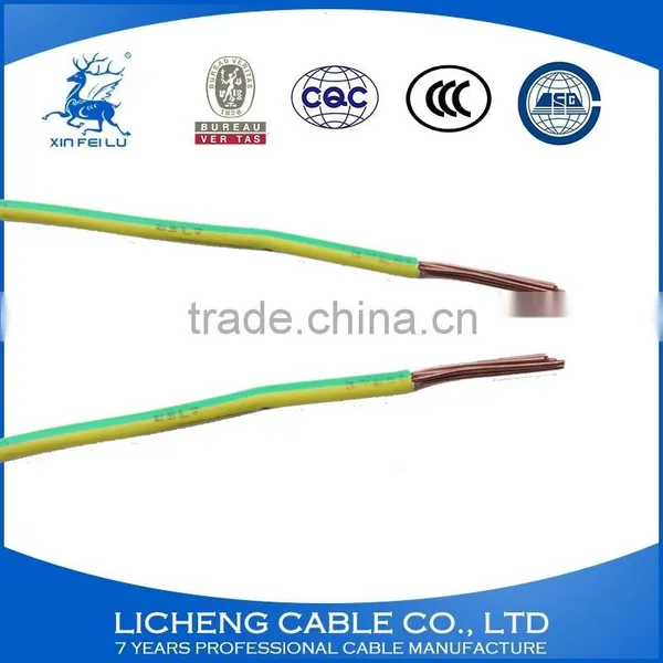 50mm2 Earth Wire PVC Insulated Solid Copper Wire Electrical Cable photo-4