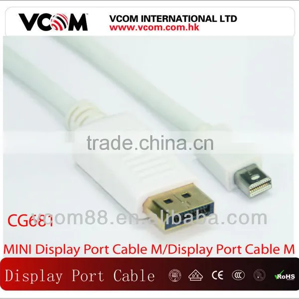 Mini Displayport Cable M/Display Port Cable M