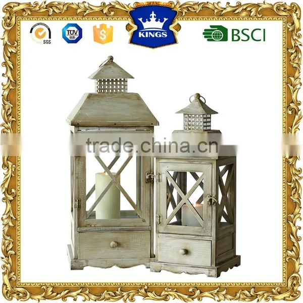 Decorative Wooden Lantern Indoor photo-6