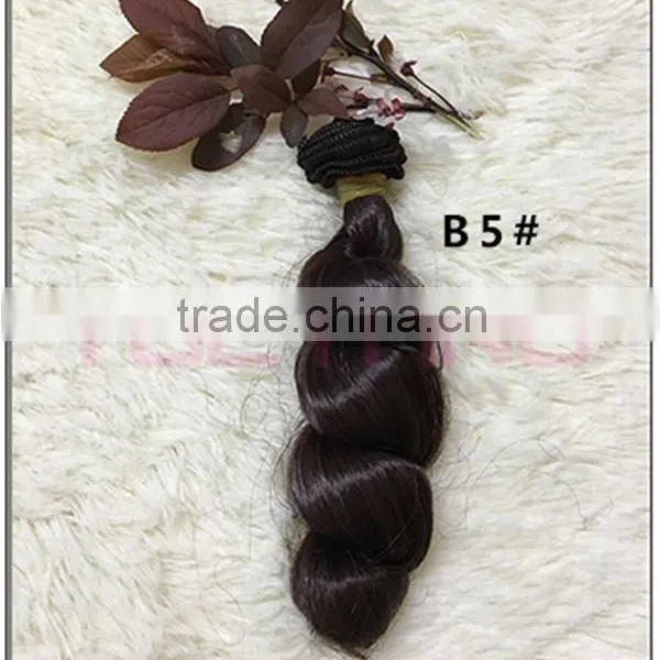 Cheap Heat Resistant Synthetic Blonde Kinky Curly Hair Weft for DIY Doll Hair Wig photo-3