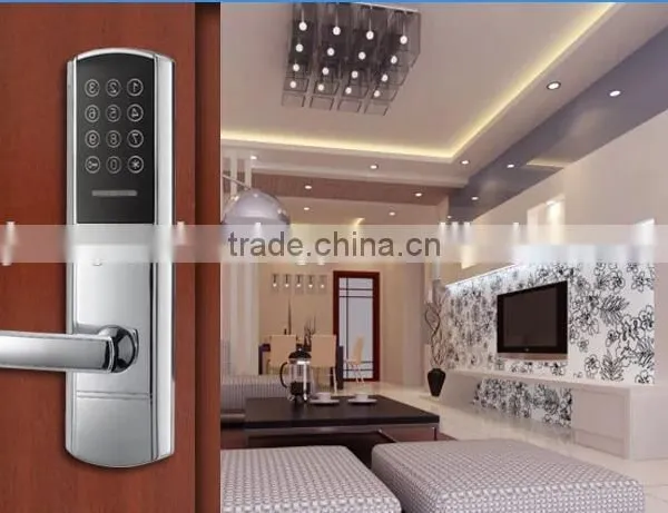 Biometric Keypad Fingerprint Door Lock Remote Control Electric Glass Door Lock photo-5