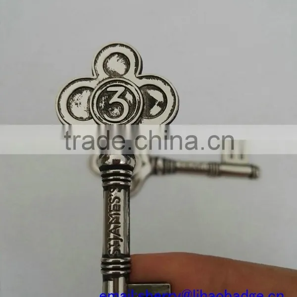 Souvenir Metal Antique Color Key,zinc Alloy Die Casting Key Shape Tag photo-4