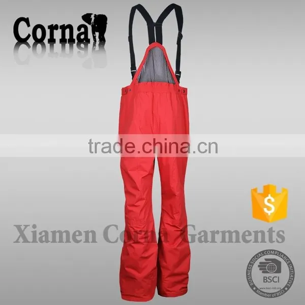 2015 New Arrival Winter Warm Keeping Elastic Belt Ski Pants Red Windproof Men Fashion Pants photo-3