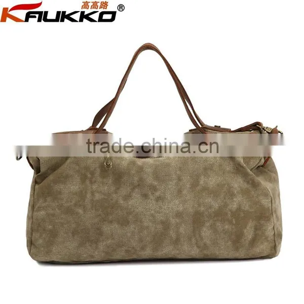 Fashion Ladies Waxed Canvas Tote Bag With Cheap Price photo-5