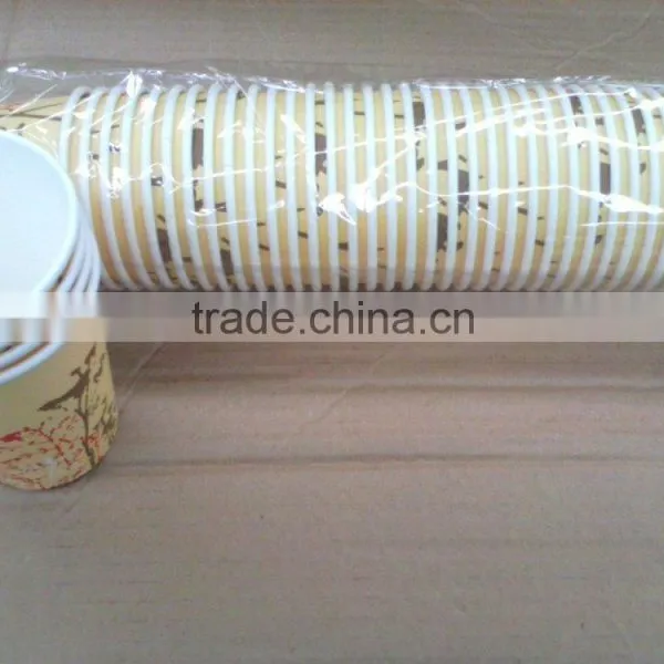 Wholesale Logo Print Single Wall PE Coated Paper Coffee Cups photo-4