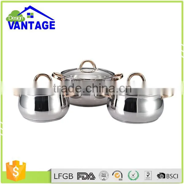 10pcs Induction Frypan Saucepan Casserole Stainless Steel Pot Non Stick Cookware photo-3