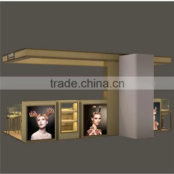 High End Pandora Jewelry Store Furniture Design Used Clear Glass Showcase With LED Strip Light photo-3