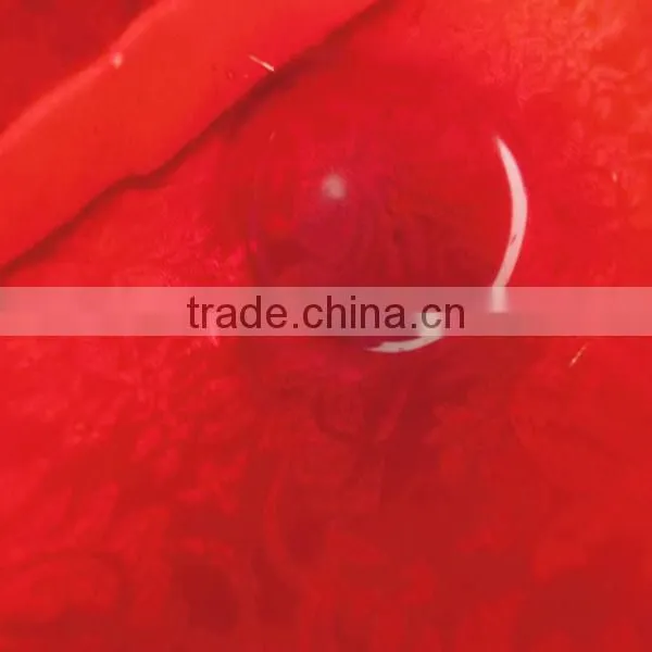 Spary Red Color Glass Material Empty Lampshade Cover