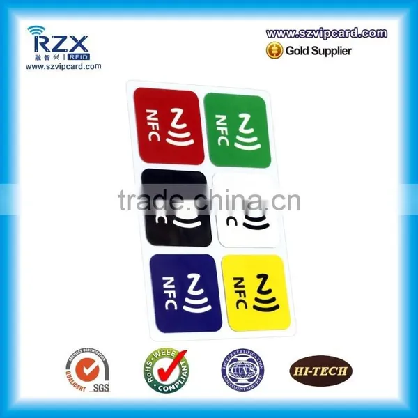 CMYK Print Low Cost Rewritable Small Size NFC Tag Sticker photo-6