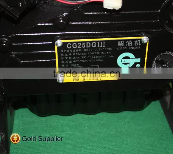 CG25DGIII Low-emission Water-cooled ZS1115D Single Cylinder Horizontal Diesel Engine photo-3