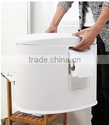 Multifunction Plastic Movable Mobile Toilet for Adult