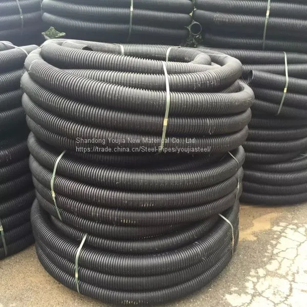 HDPE Single Wall Corrugated Perforate Plastic Pipe photo-2