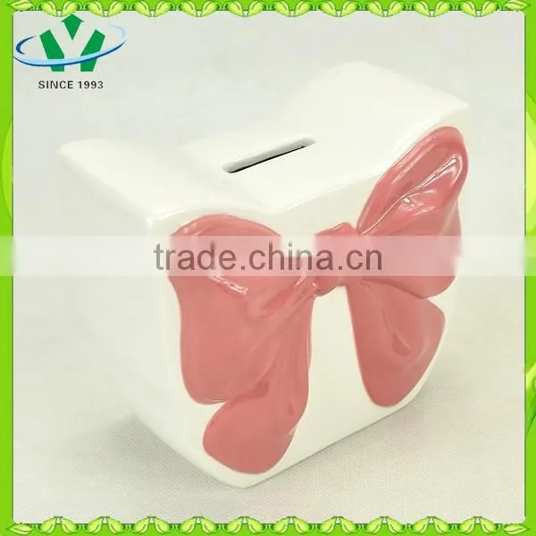 Bowknot Handbag Ceramic Coin Banks Wholesale photo-3