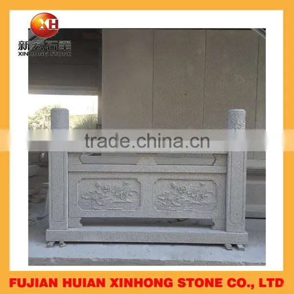 White Stone Carving Marble Arch Bridge Railing photo-2