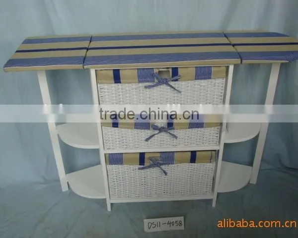 Rattan Drawer With Wooden Ironing Board photo-2
