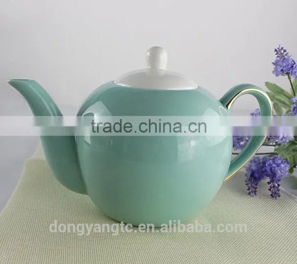 Cheap Chinese Ceramic Teapots Bluk Wholesale With Custom Logo photo-2