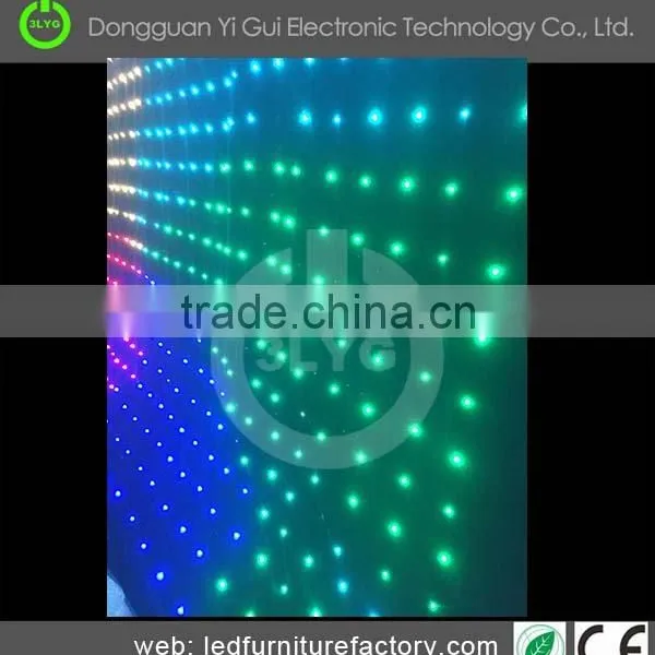 High Quality Indoor Stage Backdrops Video LED Curtain photo-4