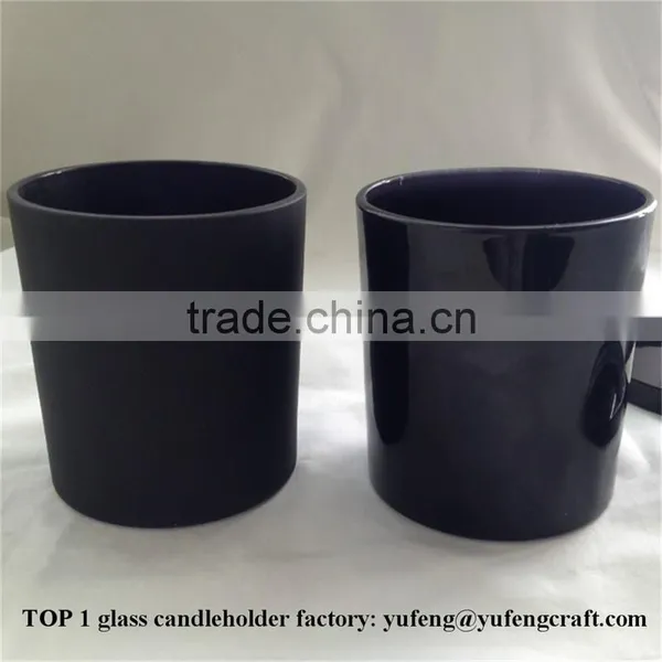 Candle Gift Black Glass Candle Jar photo-6