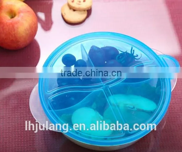 BPA-Free Plastic Lunch Box With 3 Compartments photo-3