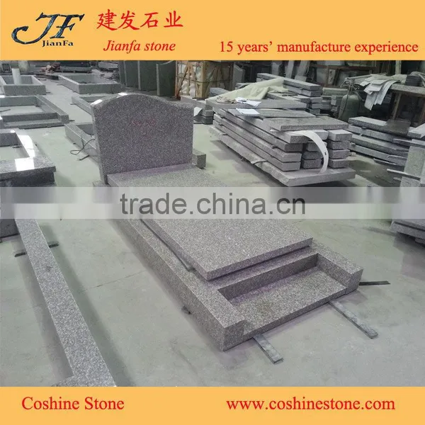 G635 Red Granite Monuments Tombstone Granite Tombs photo-4
