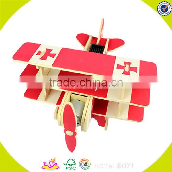 2017 Wholesale Airplane Toy Wooden Children Toys New Design Wooden Wooden Children Toys Best Sale Wooden Children Toys W03B064 photo-2