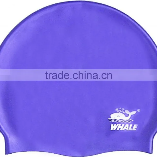 High Quality Yellow Water Proof Swimming Caps and Customized Silicone Swim Cap(CAP-112) photo-6