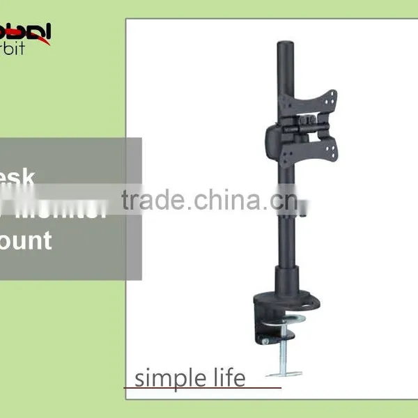 Support up to 27 Inch LCD Television Swivel Desk TV Rack Bracket Monitor Riser photo-4