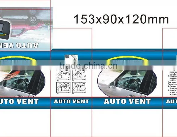 0.2W Solar Power Car Air Cooler Fan photo-4