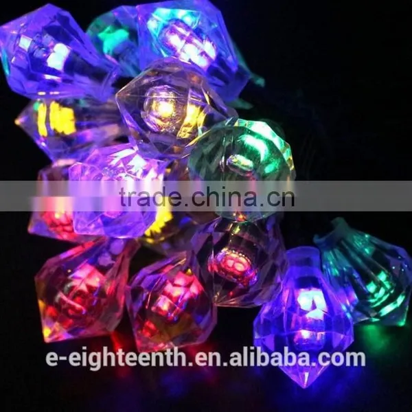 Cheap Oem 20 LED Solar Power Diamond Shape Wedding Party Christmas Tree Decoration Light photo-2
