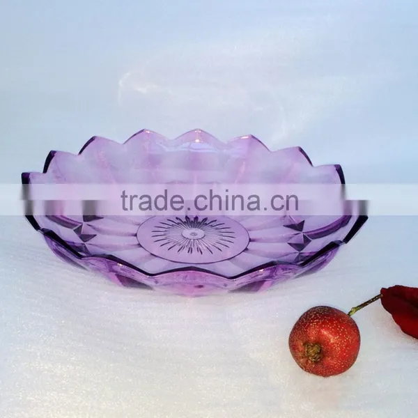Fruit Plate Fancy Crystal Clear Fruit Plate photo-2