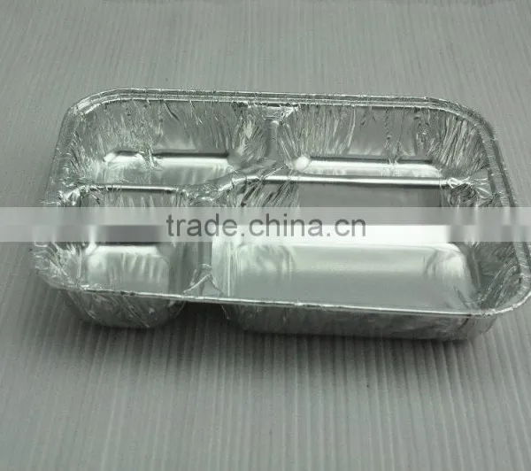 Oven and Microwave Safe Flight Meal Aluminum Tray With Compartments photo-6
