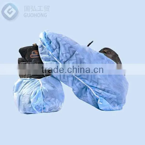 Disposable Non Skid Shoe Covers PP+PE Coated Laminated Shoe Cover photo-3