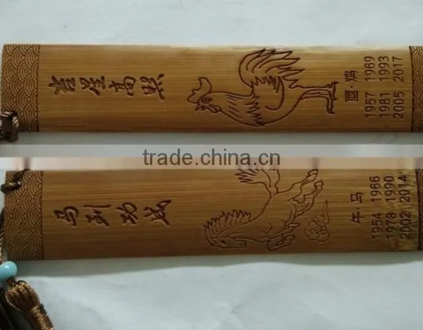 Eco-friendly Bamboo Wood Bookmark Carbonized photo-2