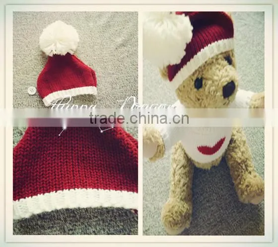 Free Knit Pattern for Hat Earflaps,knit Hat With Ball Top,winter Knitted Black Ski Mask Hat Knitting Pattern photo-3