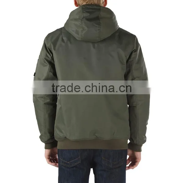 2016 Wholesale Man Winter Soccer Jacket Custom Fur Jacket Leather Sleeve Hoodie Jacket photo-2