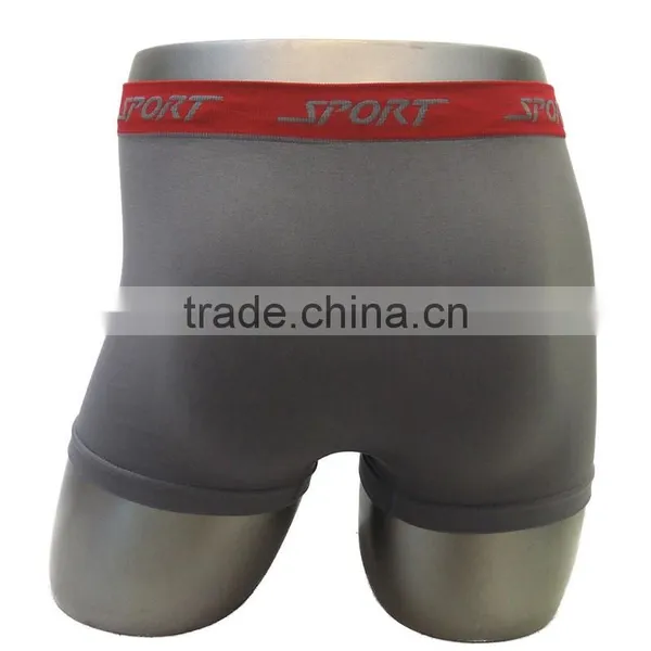 Grey Seamless Sexy Male Underwear Panties Hot Boxers Shorts Mens Underwear Sexy photo-3